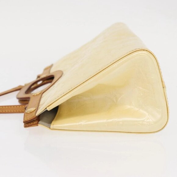 LOUIS VUITTON Monogram Vernis Roxbury Drive Hand Bag Perle M91374 LV Auth 156779 - Picture 4 of 16